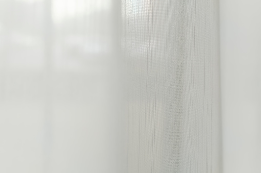 Translucent sheer curtains