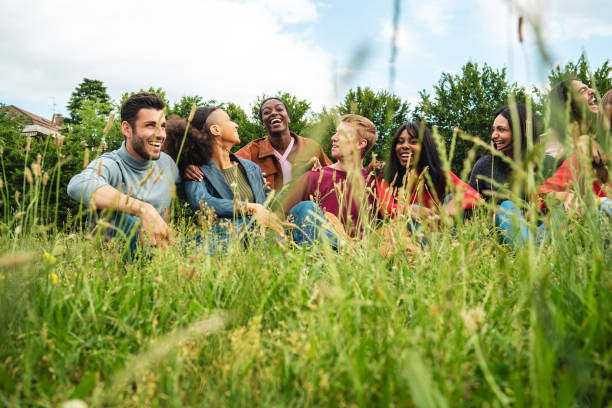 istock Joyful Friends Relishing a Day at the Park 1972003400