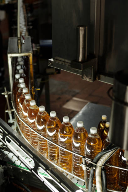 istock Capped bottles with carbonated beverage 1972053755