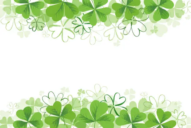 Vector illustration of St Patrick's day abstract background