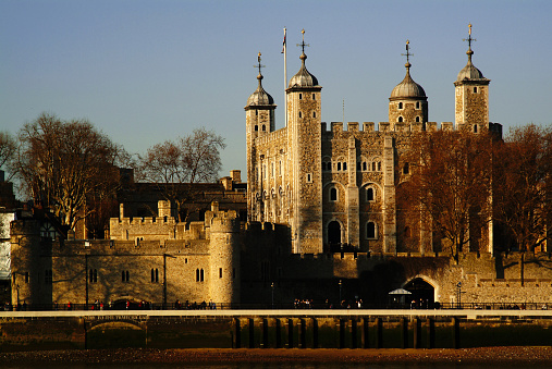 Windsor, Berkshire, England, UK - October 15, 2018: Windsor Castle exterior