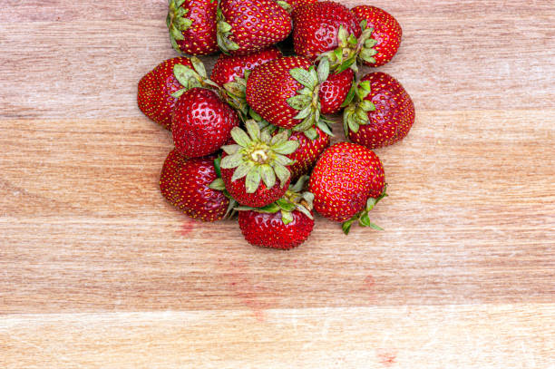 Fresh and ripe strawberries