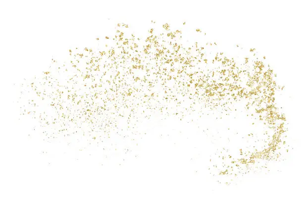 Vector illustration of Gold Glitter Texture.