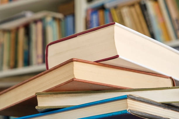 istock Closed books or textbooks in a library 1972273401