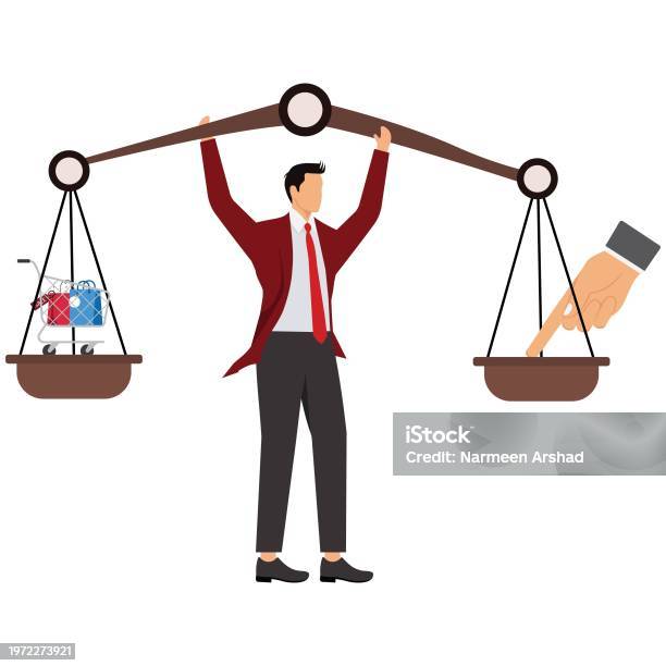 Consumer Scale Image Consumerism Abstract Stability Weight Scale Balance Businessman Stock ...