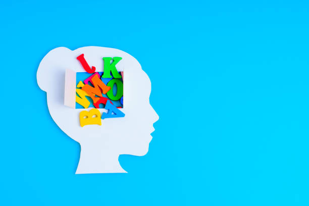 istock Human Head Silhouette with Open Window to Vibrant Letters 1972284179