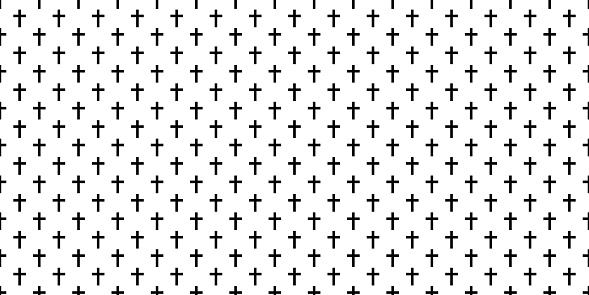 christian cross background. cross seamless pattern texture