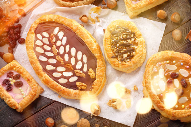 istock Mazurek traditional polish easter cake on wooden background 1972407816