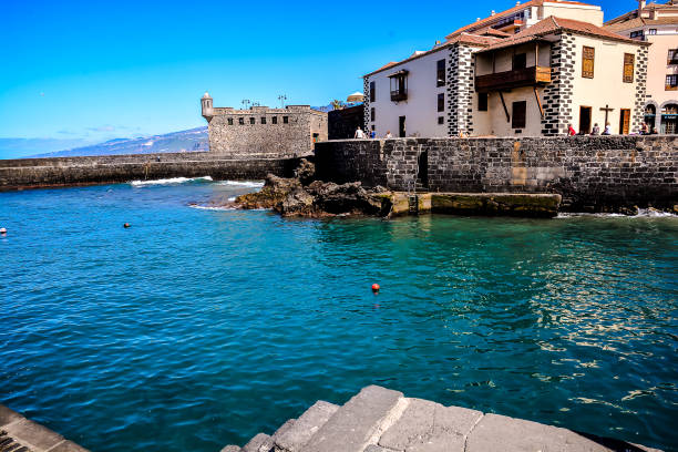 View on Puerto de la Cruz Tenerife Canary Islands Spain