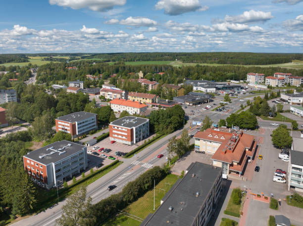 istock Aerial view of Paimio 1972453394