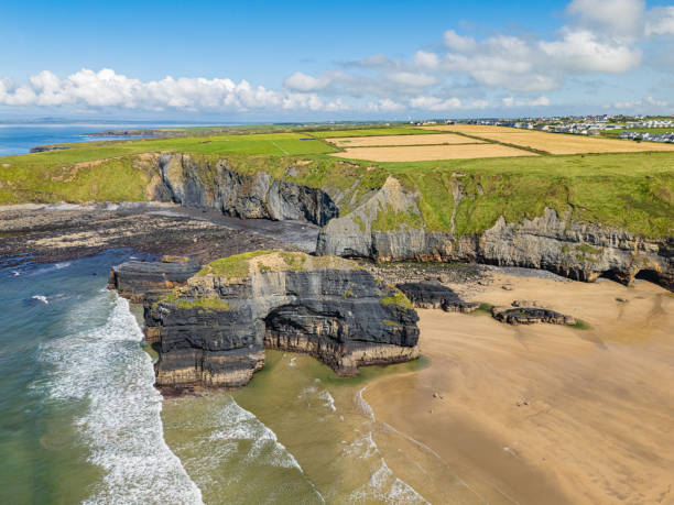istock Nuns beach Ireland Aerial view 1972534904