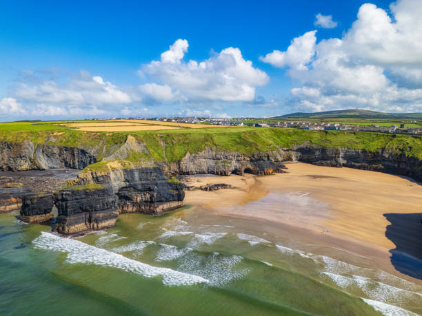 istock Nuns beach Ireland Aerial view 1972534919