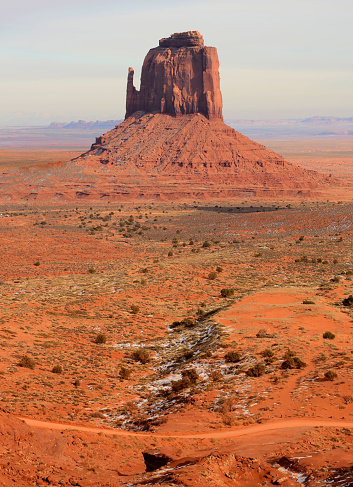 Bleak and Desolate Monument Valley north east Arizona Navajo Nation USA