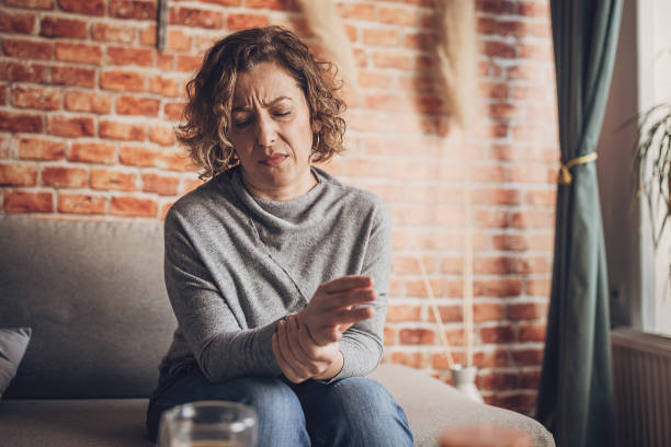 istock Woman having pain in the wrist 1972597648