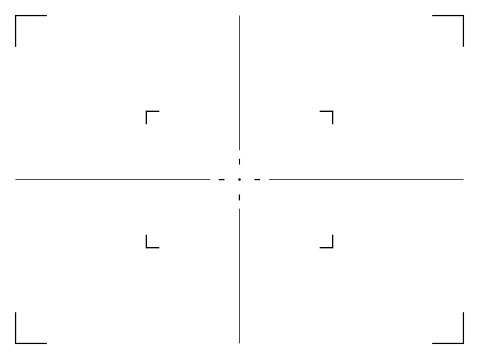 Grid Frame Kamera Camera Frame Viewfinder Grid With Target Video Camera Recorder Digital ...