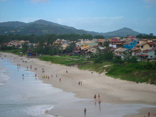 istock Strip of sand on Garopaba beach 1972626108