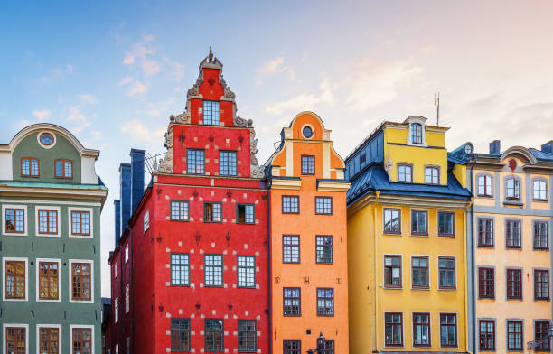 istock Stortorget square in Old town (Gamla Stan), Classical architecture. Popular tourist destination in Scandinavia. Stockholm, Sweden 1972639613