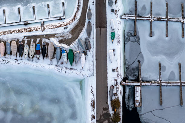 istock Midland bay in winter, Ontario, Canada 1972743695