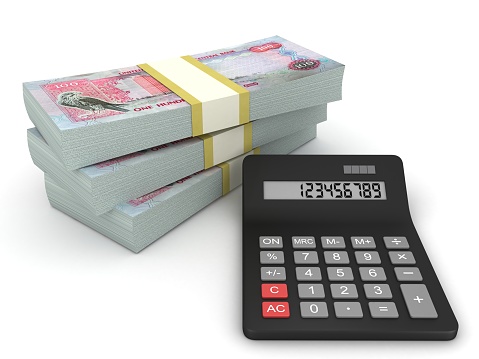 UAE dirham money finance loan tax calculator
