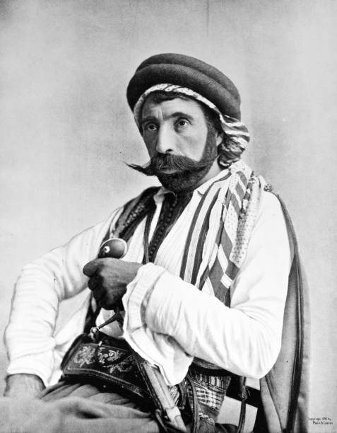 istock Portrait of common people from 1894: Prince Mere Hemcy, Arab 1972837347