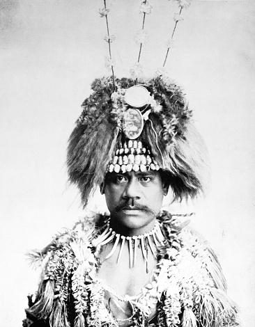 Portrait of common people from 1894: William, Samoan