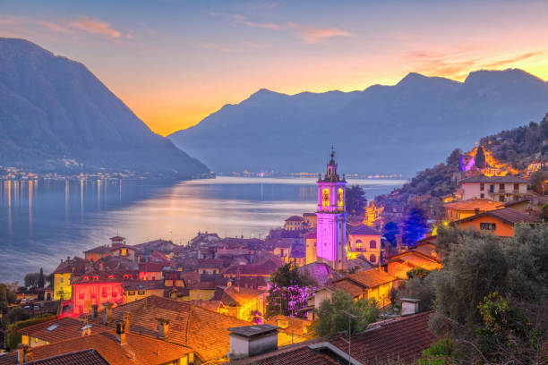 istock Sala Comacina, Como, Italy Town on Lake Como 1972842679
