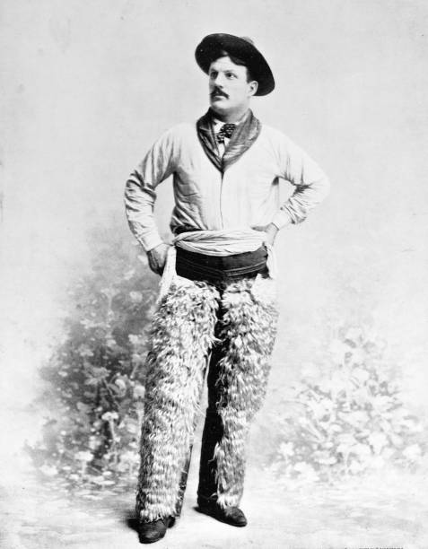 Portrait of common people from 1894: Harry Shanton, American Cowboy