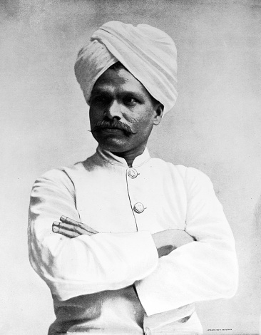 Portrait of common people from 1894: D Joseph, East Indian