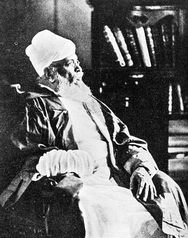 People and landmarks of India in 1895: Dastur Jamaspagi Minocheherji Jamaspa Asa, Parsee High Priest, Bombay
