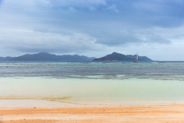 Seychelles is the most beautiful tropical islands of the world's in the Indian Ocean. Composite photo