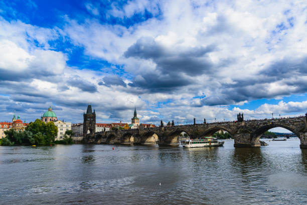 istock Historic Charles Bridge Over Vltava River, Prague 1972977477