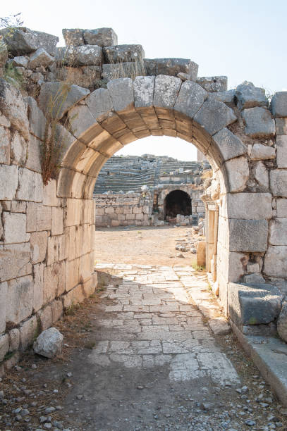 istock Ancient historical ruins in the ancient City in Turkey 1973000702