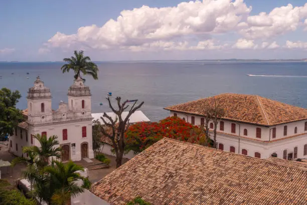 Photo of Beautiful coastal scenes of the UNESCO World Heritage site city of Salvador, Bahia, Brazil