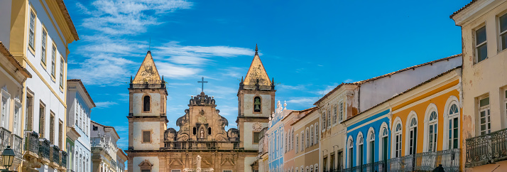 Church of St. Francis (Igreja et convento de SÃ£o Francisco), part of the UNESCO World Heritage historical center of Salvador, Bahia, Brazil