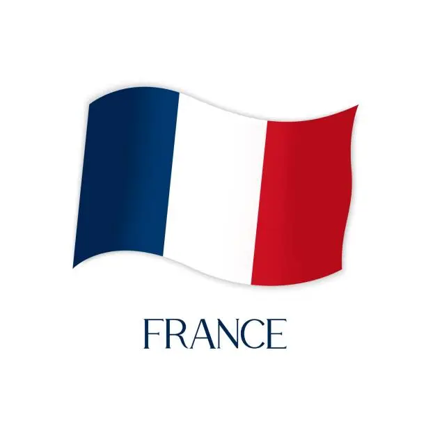 Vector illustration of 01_24_France Flag_02