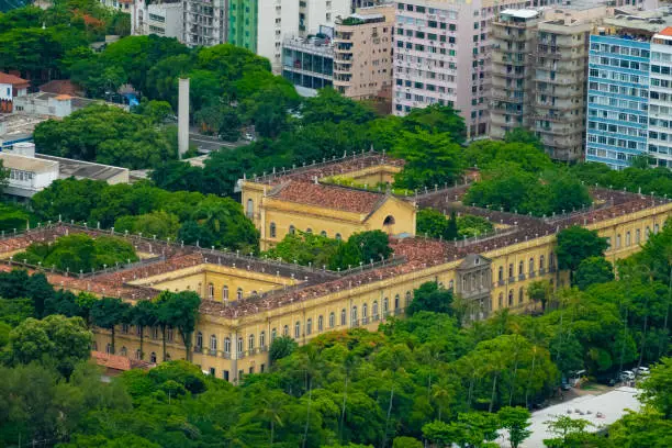 Photo of Aerial view of the historic University of Rio de Janeiro, Brazil