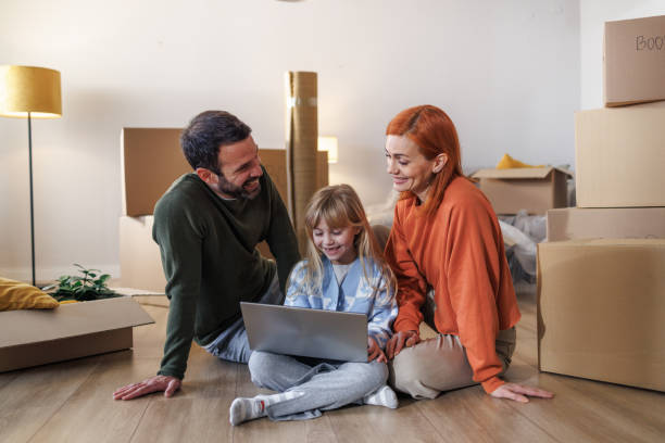 istock Young family in their new home 1973292354