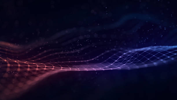 istock Abstract technology wave with dots and lines. Flow of particles. Big data transfer visualization. 3d rendering. 1973299253