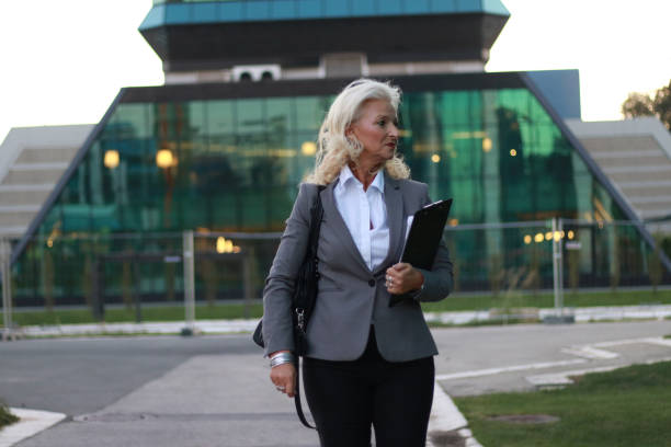 istock Elegance blonde businesswoman 1973334171