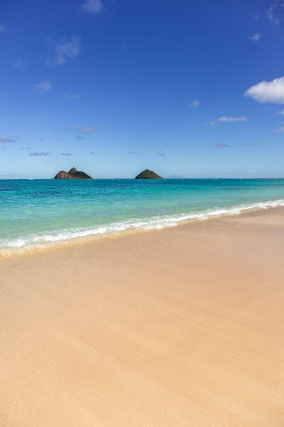 istock Beautiful Lanikai Beach on a sunny day in O'ahu, Hawaii 1973368725