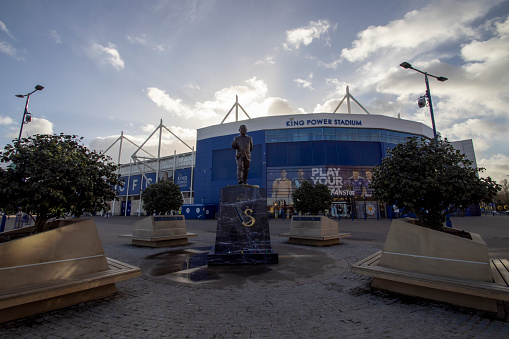 Leicester, Leicestershire, UK - 22nd January 2024: The King Power Stadium is home to Leicester City Football Club in Leicestershire, UK