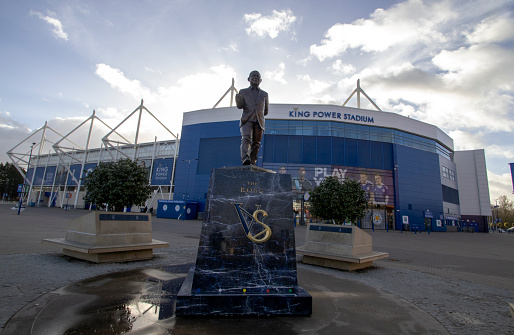 Leicester, Leicestershire, UK - 22nd January 2024: The King Power Stadium is home to Leicester City Football Club in Leicestershire, UK