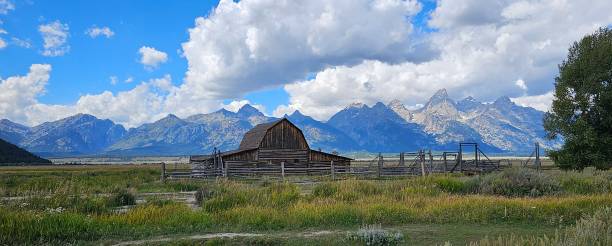 istock Scenic Architecture with a Mountain Background 1973391323
