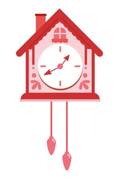 Vector illustration of germany cukoo clock