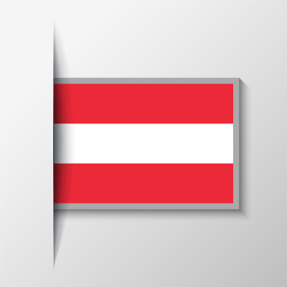 Vector Rectangular Austria Flag Background, can be used for business designs, presentation designs or any suitable designs.