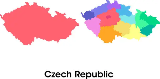 Vector illustration of czech republic