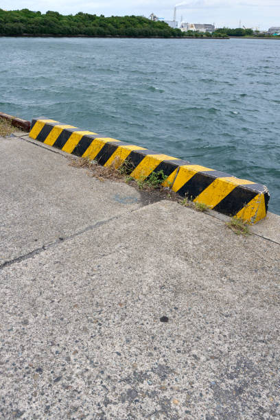 istock [Handa Port] Embankment fall prevention car stop block 1973779719