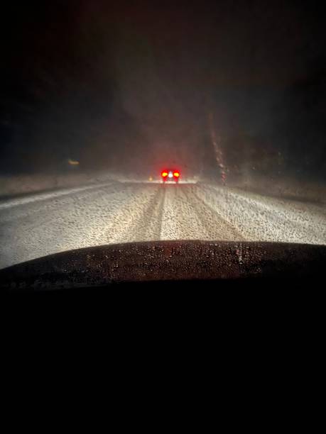 istock Slippery roads in Michigan during the winter 1973848245