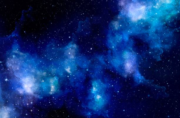 istock Galaxy in universe and atmosphere with little stars at dark background 1973870149