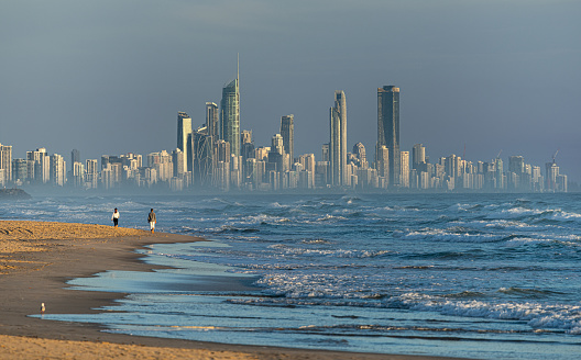 Beach hike on Burleigh Head with Surfers Paradise In the Background